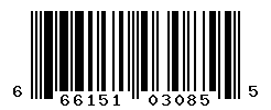 UPC barcode number 666151030855