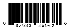 UPC barcode number 667533255620