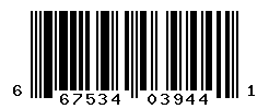 UPC barcode number 667534039441