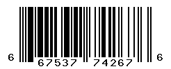 UPC barcode number 667537742676