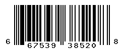 UPC barcode number 667539385208