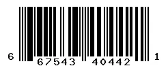 UPC barcode 667543404421