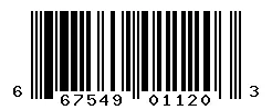 UPC barcode 667549011203