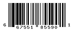 UPC barcode number 667551855901