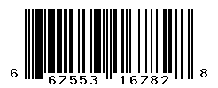 UPC barcode number 667553167828