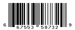 UPC barcode number 667553587329