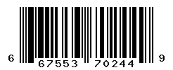 upc 667553702449 barcode image