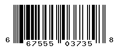 UPC barcode number 667555037358