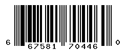 UPC barcode number 667581704460