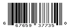 UPC barcode 667659377350