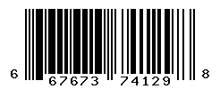 UPC barcode number 667673741298