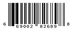 UPC barcode number 669002826898