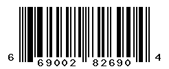 UPC barcode number 669002826904