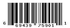UPC barcode number 669439759011