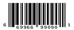 UPC barcode number 669966990901