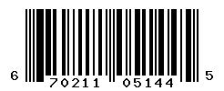 UPC barcode number 670211051445