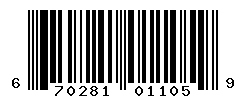 UPC barcode number 670281011059