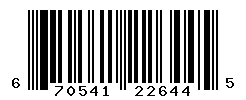 UPC barcode number 670541226445