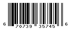 UPC barcode number 670739357456