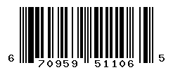 UPC barcode number 670959511065
