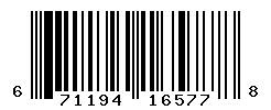 UPC barcode number 671194165778