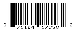 UPC barcode number 671194173582