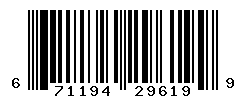 UPC barcode number 671194296199
