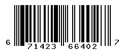 UPC barcode number 671423664027