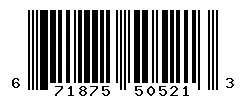 UPC barcode 671875505213