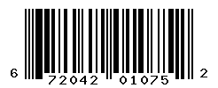 UPC barcode number 672042010752