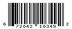 upc 672042103492 barcode image