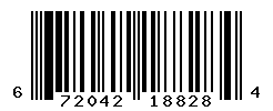 UPC barcode number 672042188284