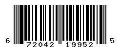UPC barcode number 672042199525