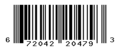 UPC barcode number 672042204793
