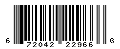 UPC barcode number 672042229666