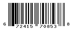 upc 672415708538 barcode image