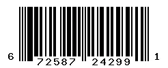 UPC barcode 672587242991