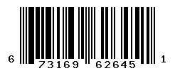 UPC barcode number 673169626451