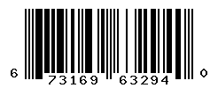 UPC barcode number 673169632940