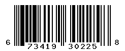 UPC barcode number 673419302258