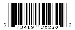 UPC barcode number 673419302302