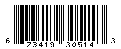 UPC barcode number 673419305143