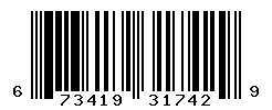 UPC barcode number 673419317429