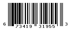 UPC barcode number 673419319553