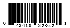 UPC barcode number 673419320221