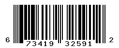 UPC barcode number 673419325912