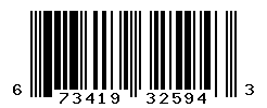 UPC barcode number 673419325943