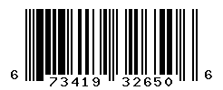 UPC barcode number 673419326506