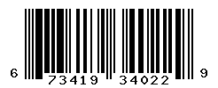 UPC barcode number 673419340229