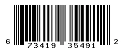 UPC 673419354912 barcode image